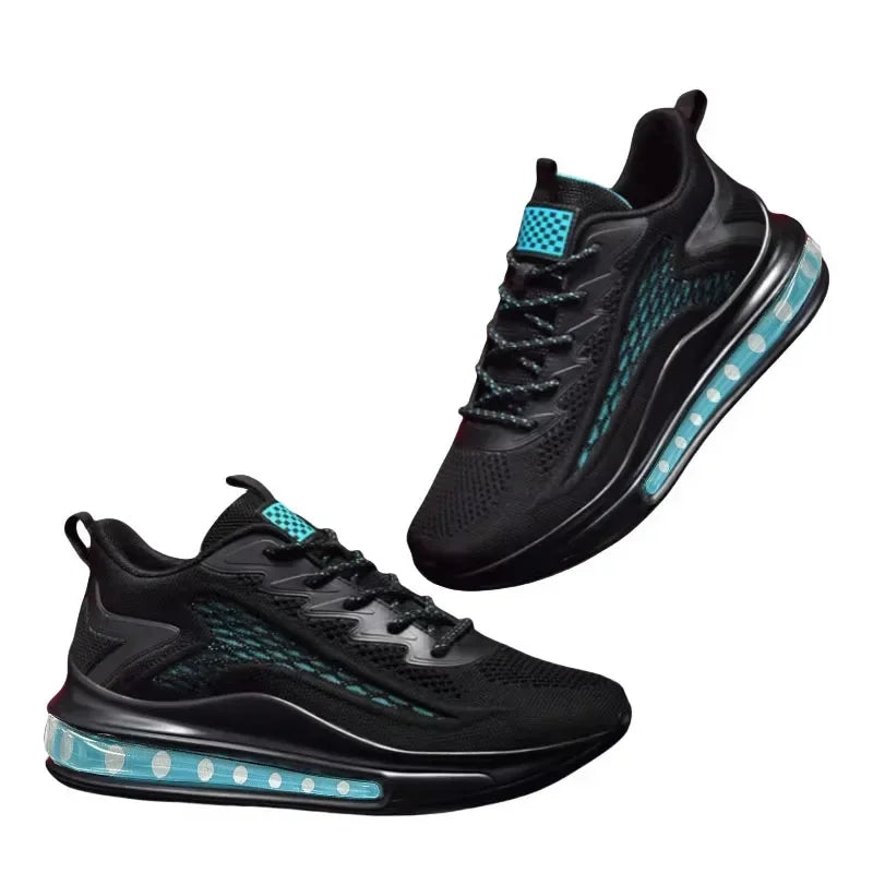 Men's Casual Air Cushion Running Shoes Spring and Autumn New Lightweight Mesh Casual Shoes Anti-Slip Shock Absorbing Sports Shoe.