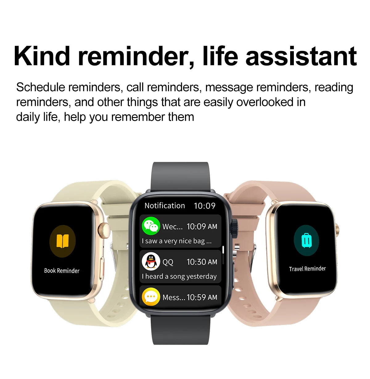 2025 New Iatrology Grade Smart Watch Women Blood pressure Blood oxygen Fat Heart Rate Menstrual Tracking BT Call Bracelet Ladies