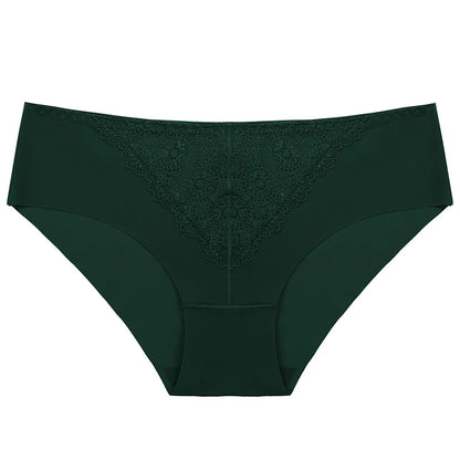 BZEL 10PCS/Set Women's Panties Exquisite Sweet Lace Underwear Sexy Lingerie Silk Satin Briefs Woman Comfort Breathable Underpant.