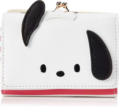 Sanrio Hello Kitty Bag Kawaii Cinnamoroll My Melody Kuromi Casual Fashion PU Leather Wallet Cute Folding Card Bag Birthday Gifts