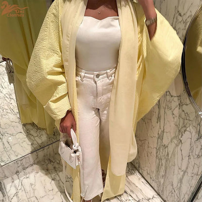 Ramadan Eid Open Kimono Abaya Damen Dubai Kebaya Muslim Women Kaftan Modest Dresses Islam Robe Vestidos Femme Musulmane.