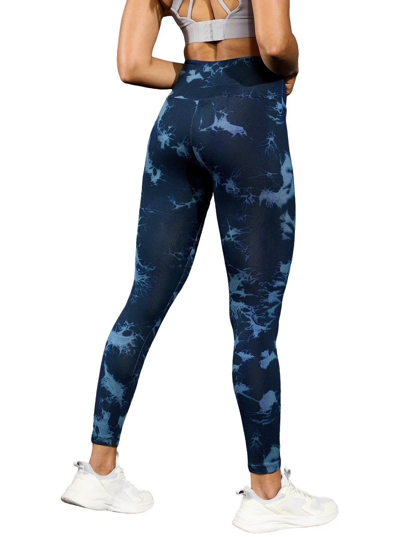 Super Soft High Waisted Tie Dye Leggings for Women Yoga Running Gym No See Through Workout Athletic Tights Push Up Gym Fitness.
