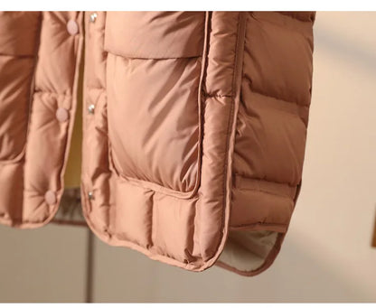 Weiblich 90% weiße Ente Daunen ultraleichte ärmellose Daunen weste 2023 neue Herbst/Winter Mode Kapuze Basics Frauen warme Weste Mantel.