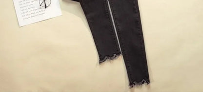 Spring Summer New Style Women's Straight Leg Loose Wide Leg Jeans Slimming Student Versatile High Waist Dad Nine Point Pants.