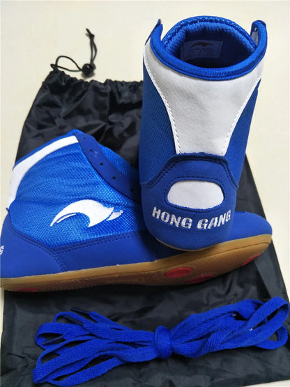 women Men Boxing boots Wrestling Shoes gear Combat Sneakers gym equipment training fighting boots Plus Size 35-46.