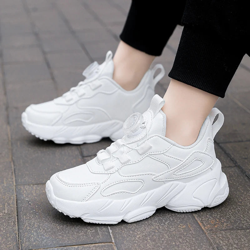 White Girls Sneaker Children Shoes New Spring Summer Platform Casual Sneaker Running Sports Tennis Kids Shoes for Girl.