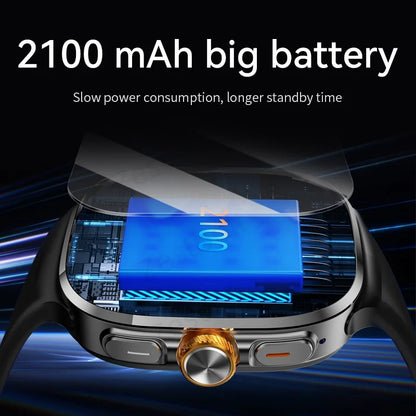 New M99 5G Cellular Version Smartwatch 2.4inch Amoled Larger Screen Android Smart Watch With Rotary Camera Sim Card Slot WIFI.