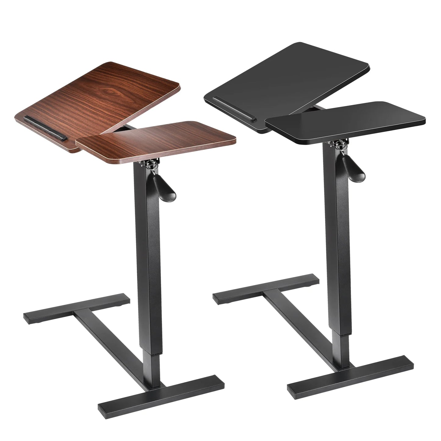 Höhenverstellbarer Sitz-Steh-Schreibtisch, pneumatischer Lift-Computertisch, Arbeitsplatz für Wohnzimmer, Schlafzimmer, Zuhause, Wohnheim