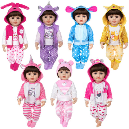 New Doll Clothes For 20-22Inch Baby Doll 50-55cm Reborn Babies Doll Clothes.