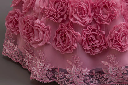 4-12 Jahre altes Blumenjungen-Hochzeitskleid, Abendkleid, Pailletten, langes Halloween-Mädchenkleid, Weihnachtsaufführung, Gastgeber-Redenen.