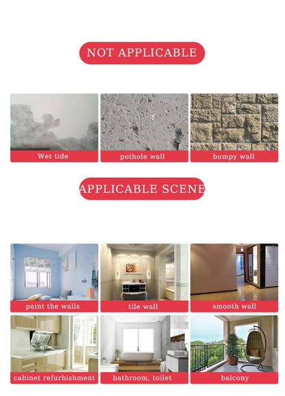 53 cm 3D-wasserdichte Wandaufkleber, Tapete für Wände in Rollen, dekorative Tapeten, Heimdekoration, Tapeten, Heimdekoration, Zimmer