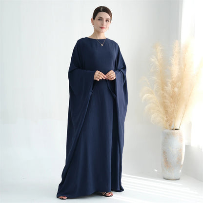 Ramadan Eid Baumwolle Leinen Khimar Abaya Set Dubai Muslim Sets Hijab Kleid Kaftan Abayas Kaftan Marocain Femme Vestidos Para Mujer