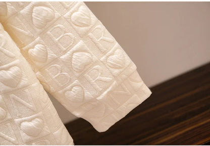 150Kg Plus Größe frauen Fehlschlag 157 Frühling Herbst Neue Liebe Drucken Lose Schlanke Sweatshirt Schwarz Grau Haut 6XL 7XL 8XL 9XL 10XL.