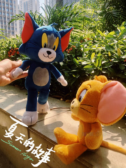 20cm-35cm Anime Tom and Jerry Plush Toy Cartoon Movie Series Clolourful Cat Mouse Cute Plushies Stuffed Animal Doll Toys.