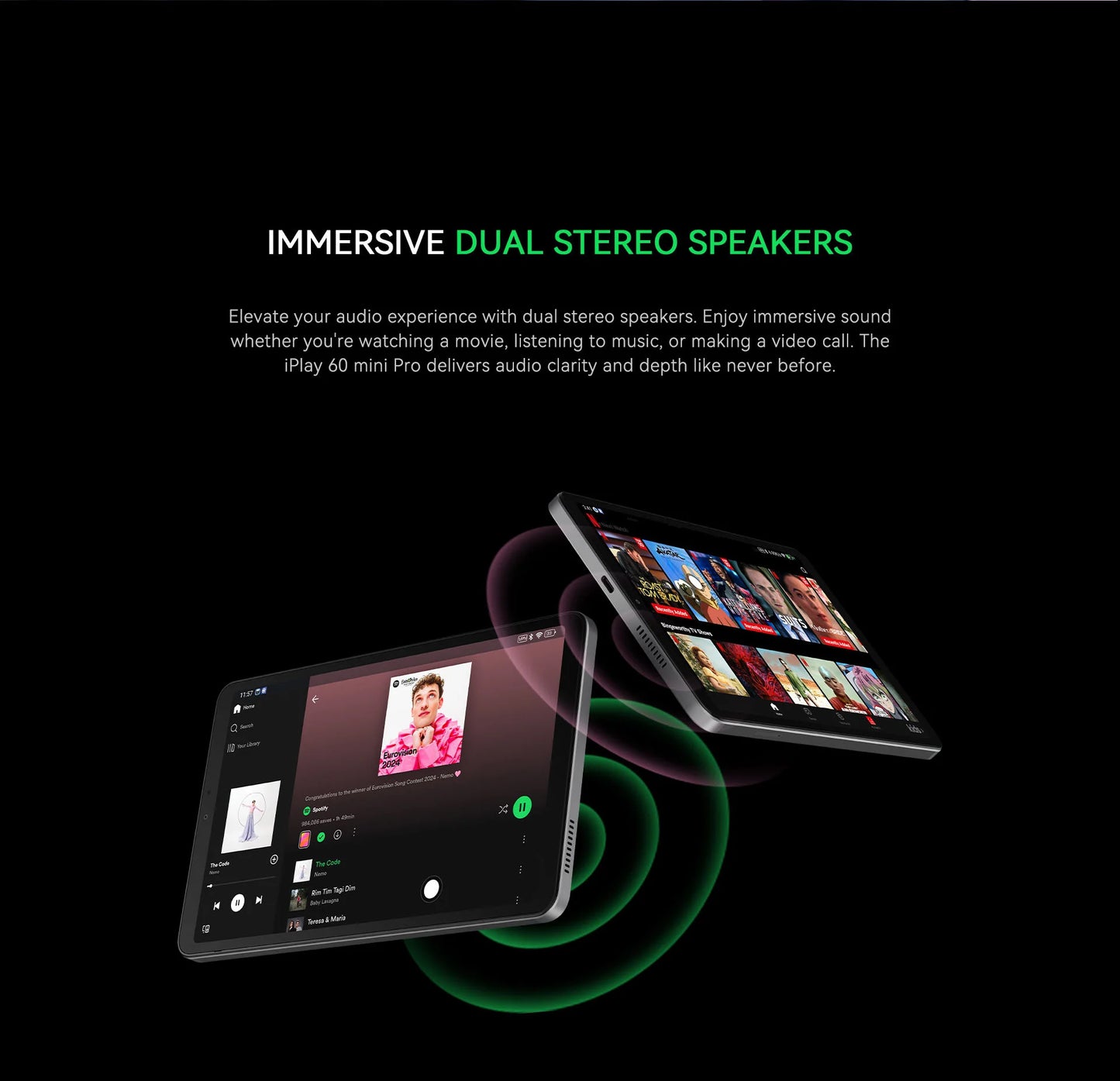 ALLDOCUBE iPlay60 Mini Pro Tablet 8.4" Display Helio G99 16GB(8GB+8GB Virtual)RAM 128/256GB ROM 4G LTE 6050mAh Android 14.