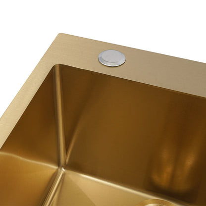 60 x 45 Zoll Edelstahl-Küchenspüle ohne Logo, rechteckige Spüle mit Abtropfkorb für Toiletten, Badezimmer, Waschräume