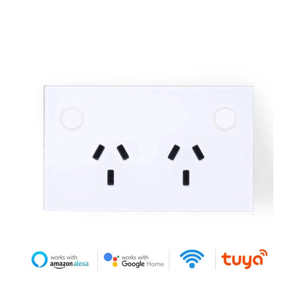 Melery Wifi Smart Tuya Steckdose AU Elektrische Stecker Steckdose Touch Sensor Schalter Drahtlose Fernbedienung von Alexa Google Hause.