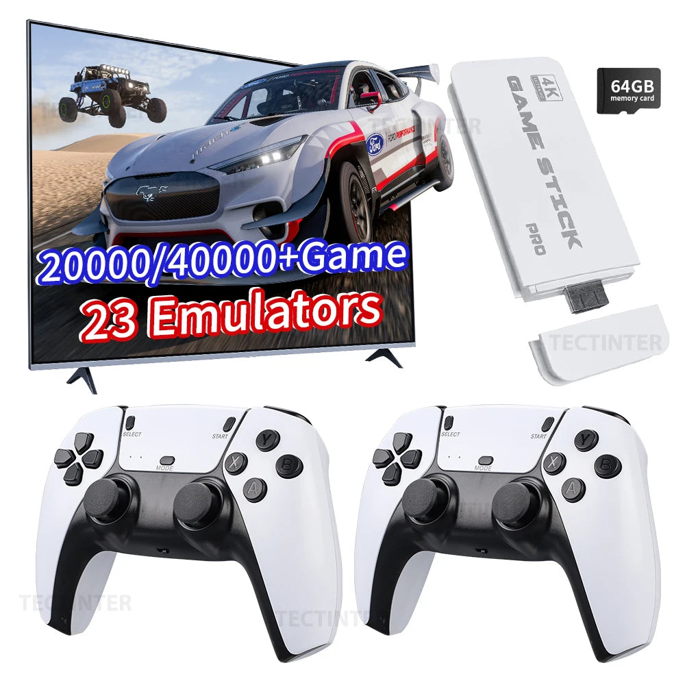 M15 4K Video Game Console Game Stick Retro Handheld Game Player M8 Plus  Built-in 30000 Games For GBA/SFC/Arcade Game Boy Gift.