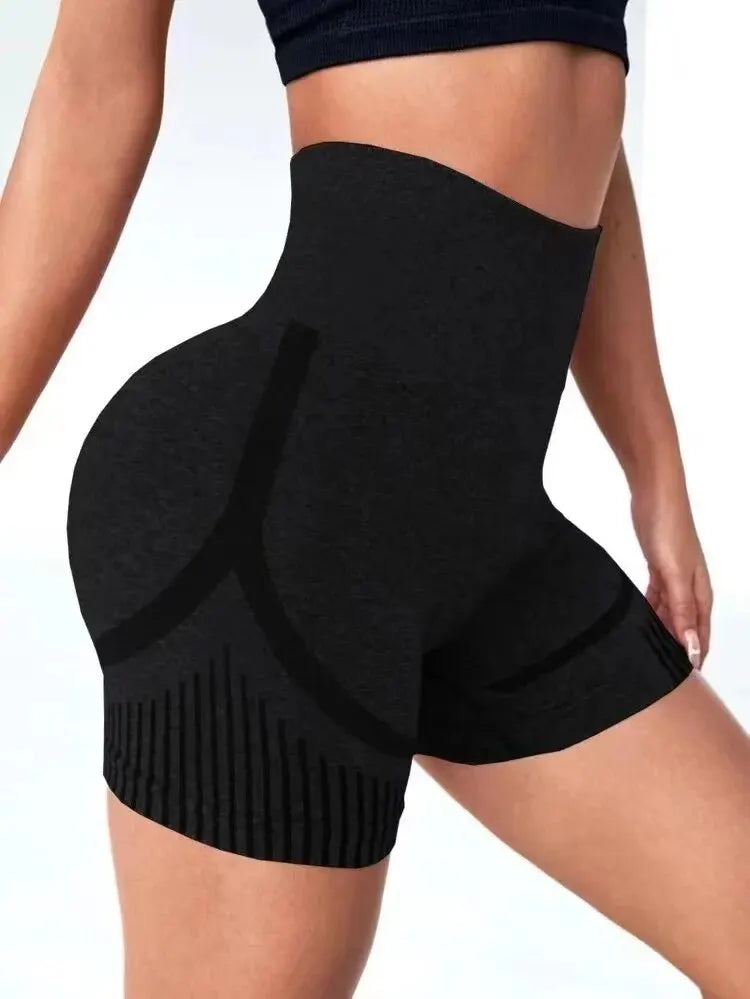 Women Yoga Shorts High Waist Workout Shorts Fitness Yoga Lift Butt Fitness Ladies Yoga Gym Running Short Pants Sportswear.