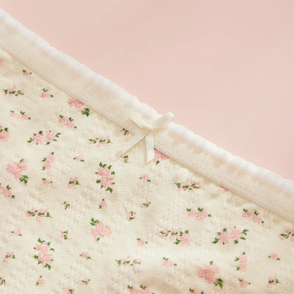 3pcs Fashion Cute Print Panties For Women Thongs Cotton Spring Summer Soft Lingeries Sexy Hot Bow Women'S Thong.