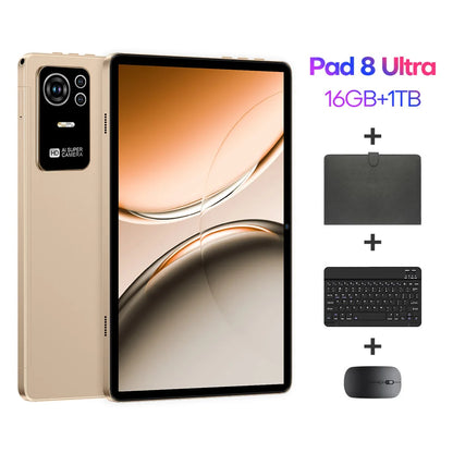 Original Pad 8 Ultra 11 Inch 16GB RAM 1TB ROM tablet Android 14 Core Pad Tablet PC Phone Dual Wifi tablette android 8800mah