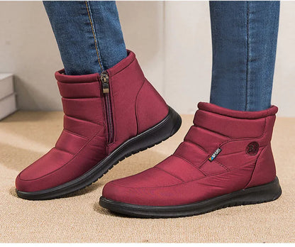 Women's Boots Waterproof Fur Boots For Snow Winter Shoes Woman Casual Rubber Botas Mujer Fashion Winter Boots Women Booties.