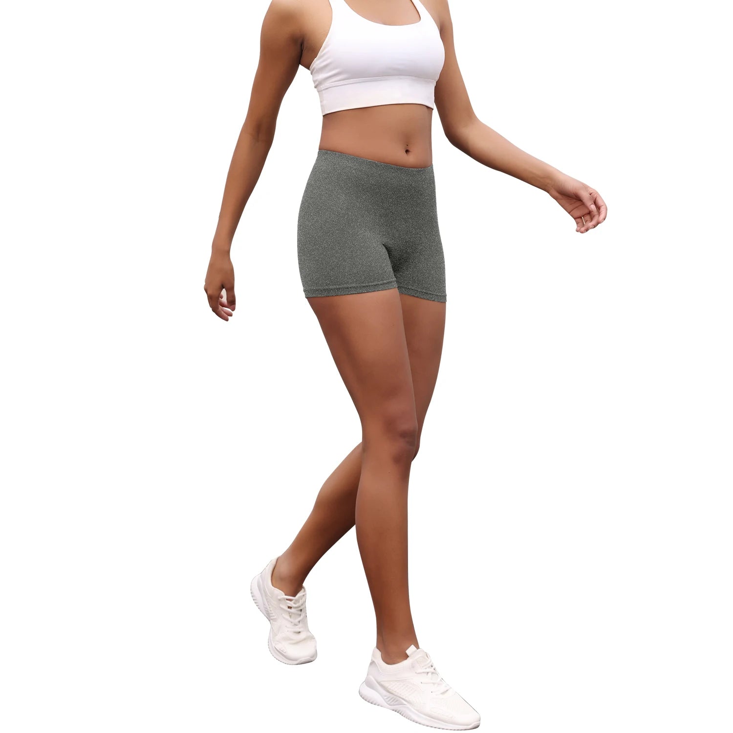 High Elasticity Sports Shorts Biker Shorts For Women Super Soft No See Yoga Running Push Up Gym  Fitness Women's Activewear.