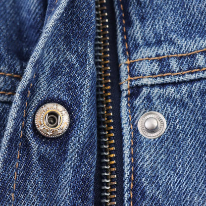 HH Women Denim Pant Sets Turn-Down Collar Long Sleeves Belt Autumn Coats+Pockets Loose High Waist Zipper Hemming Trousers.