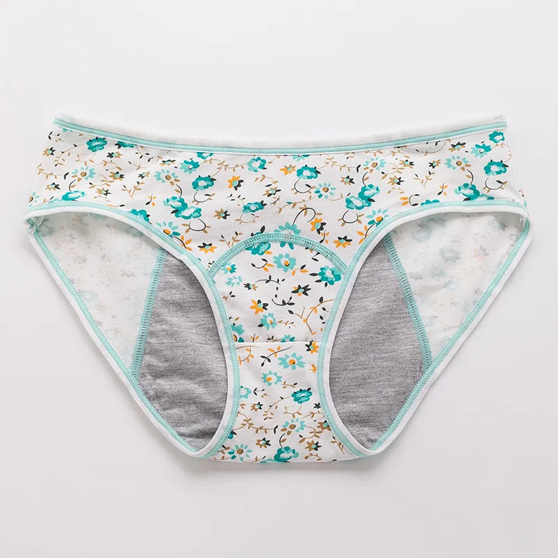 Women's Briefs Physiological GirlsPants Leak-proof Menstrual Underwear Cotton Ladies Breathable Cute Under Panties Underwear.