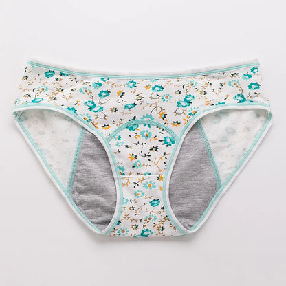 Women's Briefs Physiological GirlsPants Leak-proof Menstrual Underwear Cotton Ladies Breathable Cute Under Panties Underwear.