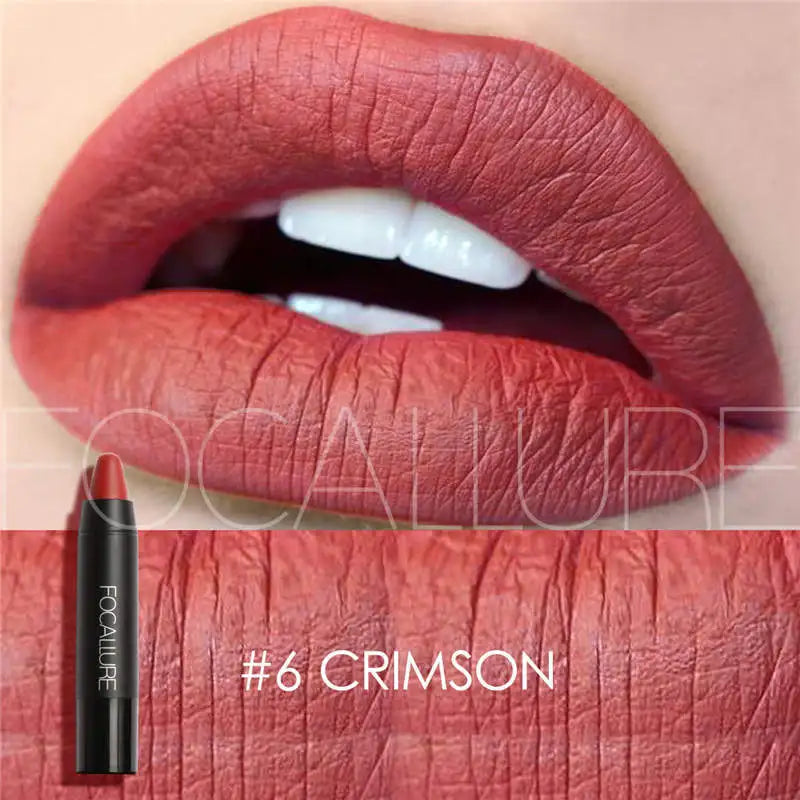 FOCALLURE Brand 19 Colors Matte Lipstick Waterproof Long lasting Cosmetic Easy to Wear Lip stick Matte Lip Batom.