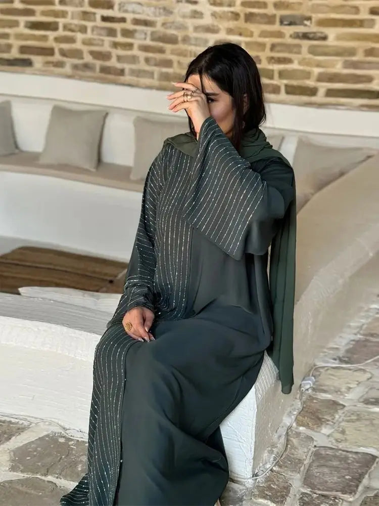 Ramadan Eid Kebaya Muslim Abaya Damen Dubai Long Dresses For Women Robe Djellaba Caftan Marocain Femme Musulmane Kaftan Vestidos.