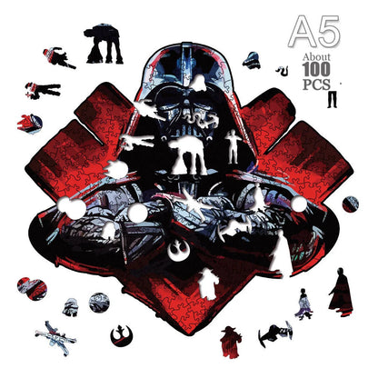 Movie Characters Wooden Puzzle Film Star Wood Jigsaws 2D Magic School Badge Character Jigsaw Toys for Kids