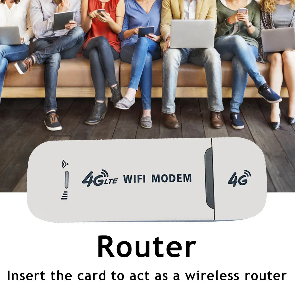4G/5G Mobile WIFI Router 150Mbps 4G LTE Wireless USB Dongle Modem Stick Sim Card Pocket Hotspot WiFi Broadband for Home Office.