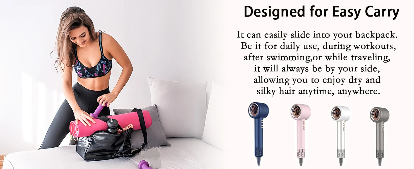 1600W Super Hair Dryer Leafless Hair dryer Personal Hair Care Styling Negative Ion Tool Constant Anion Electric Hair Dryers