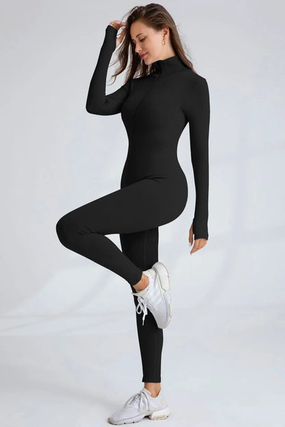 Seamless Zipper Women's Yoga Suit Quick Dry Fitness Running Sportswear Cross-Border European American Style Autumn/Winter.