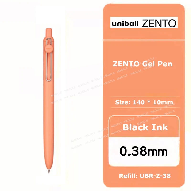Uniball ZENTO Standard 0,38/0,5 mm Gelschreiber, wasserbasierte, glatte Schreibroller, passend für verschiedene Anlässe, Schreibwaren.