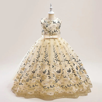 Kinderkleider, luxuriöse Partys, Abendkleid, Stichkleid für Mädchen, Abschlussball, Leistung, Teenager, Prinzessinnenkleider, 14 bis 16 Jahre.