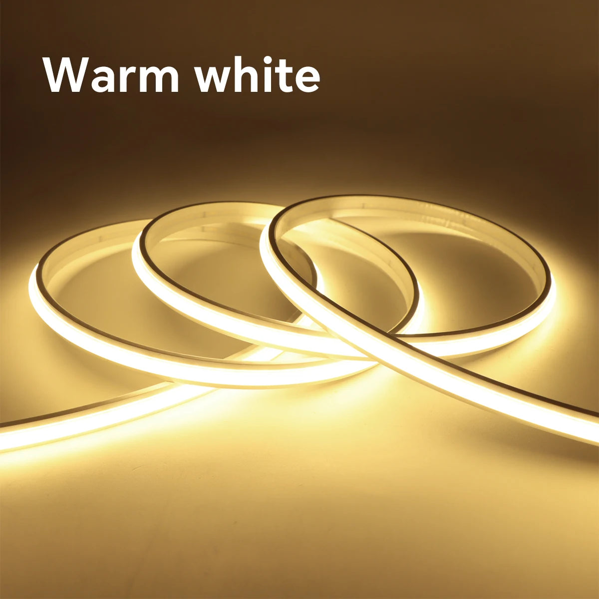 24V COB Neon Strip Light 280LEDs/M Solid Silicone Gel Tube With Dimmable Touch & Hand Sweep Motion Sensor Switch Waterproof Tape.