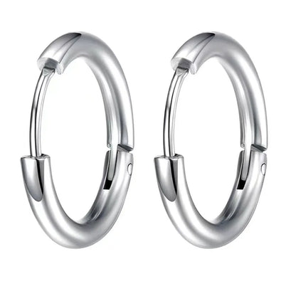 Long Hanging Crosses Leaves Pendants Hoops Woman Earrings Man Vintage Stainless steel Hip Hop Ear Piercing Jewelry Accessories