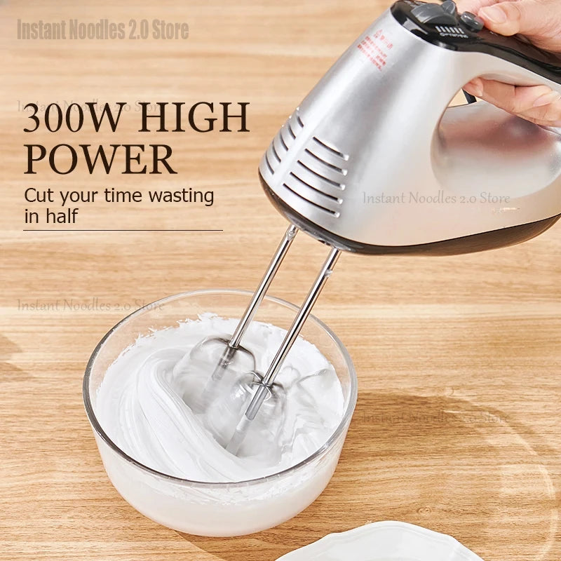 Hand Mixer 220V Blender 300W Electric Food Processor 3 in 1 Mixer Kitchen Appliances Machine Mixer for Baking.
