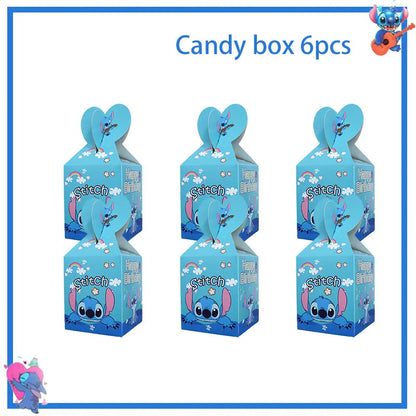 Disney Stich Geburtstag Party Dekorationen Blau Thema Geschirr Tischdecke Banner Hängende Spirale Für Kinder Event Liefert