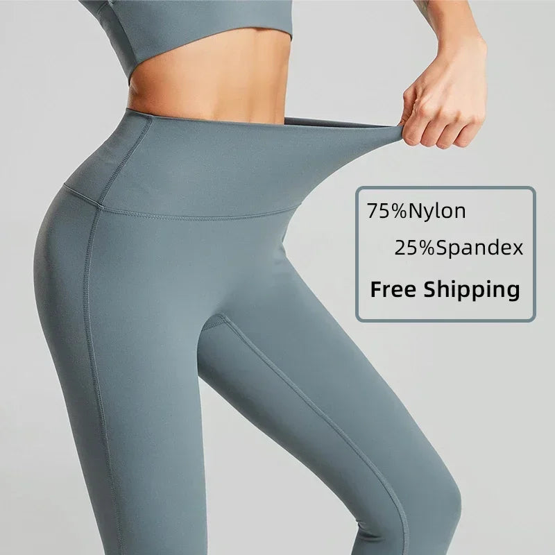 2024 Hot Sale Fitness Lenggings Female Full Length Leggings Running Pants Comfortable And Formfitting Yoga Pants Workout Legging.