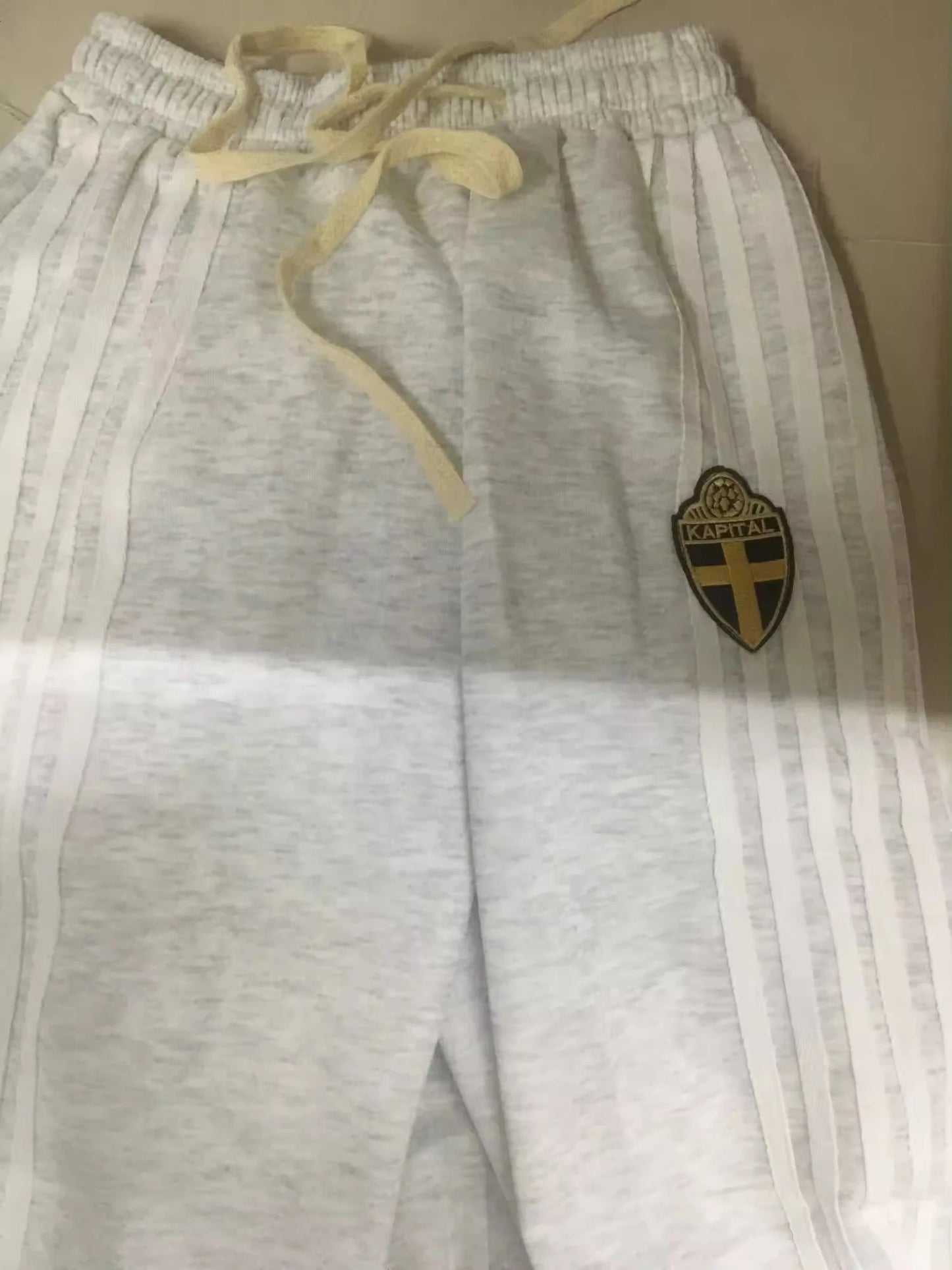 Y2K Zip Hooded Sweatpants Set Men Two Piece Hip Hop Embroidered Vintage Stripe Oversized Hooded Sweatshirt Casual Pants Set.