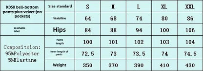 Hohe Taille Haifischform Bell-Bottom-Hose Damen Casual Micro Flared Hose Elastische Basisschicht Lange schwarze Leggings.