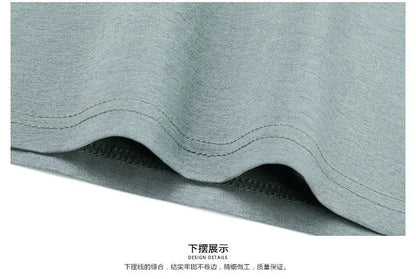 Men's T-shirt Classic V-Neck Short Sleeved Cotton Solid Button Super Soft High Quality L-4XL Casual Tshirt Design Men Tee Shirts.