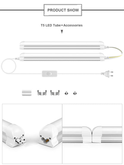 50CM Tube LED T5 15W/ T8 25W LED Bar Light Replace Fluorescent Tube Bulbs Cabinet Kitchen Wall Lamp Lighing -J.