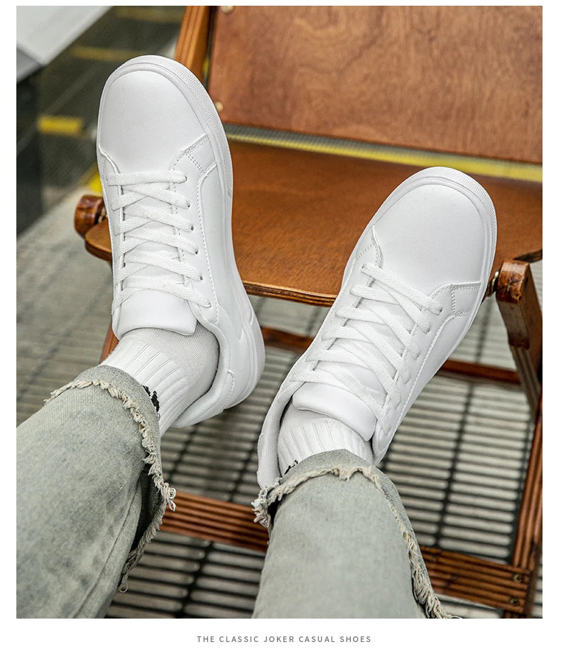 PU Leather Men Shoes Sneakers Trend Casual Shoes Leisure Male Sneakers Footwear Men Vulcanized Shoes Couple Shoes Women Shoes