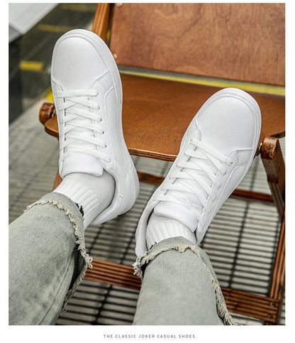 PU Leather Men Shoes Sneakers Trend Casual Shoes Leisure Male Sneakers Footwear Men Vulcanized Shoes Couple Shoes Women Shoes