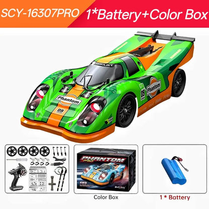 16307PRO 1:16 70KM/H Brushless Remote Control Car High Speed Drift Racing Car Four Wheel Drive Off Road Vehicle Boys Toy Gift